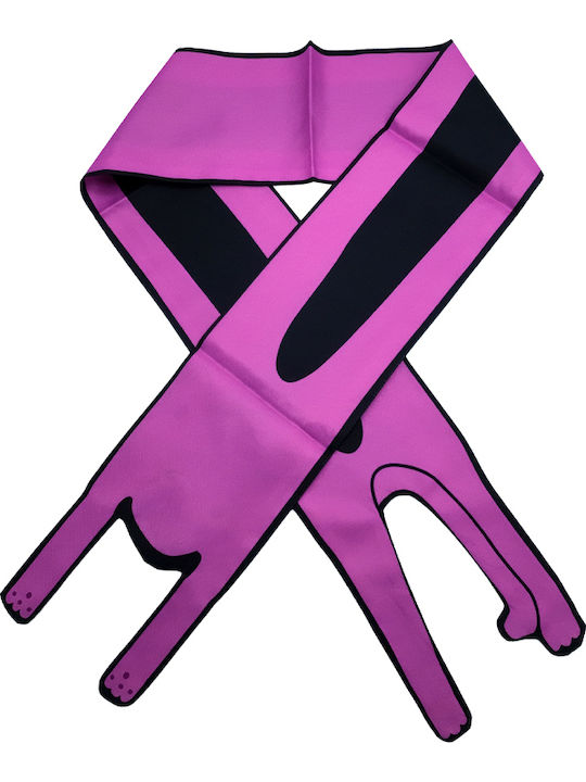 Women's Wool Scarf Purple