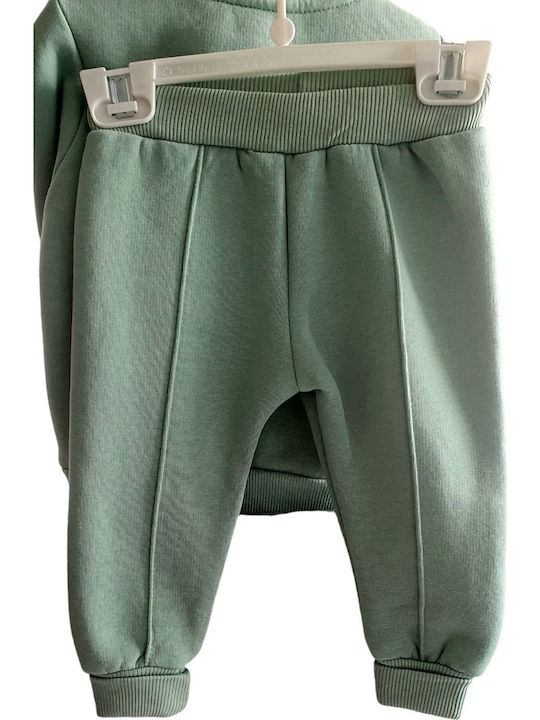 Kinder Sweatpants Set - Jogginganzug Pink 2Stück 3d Handschuhe