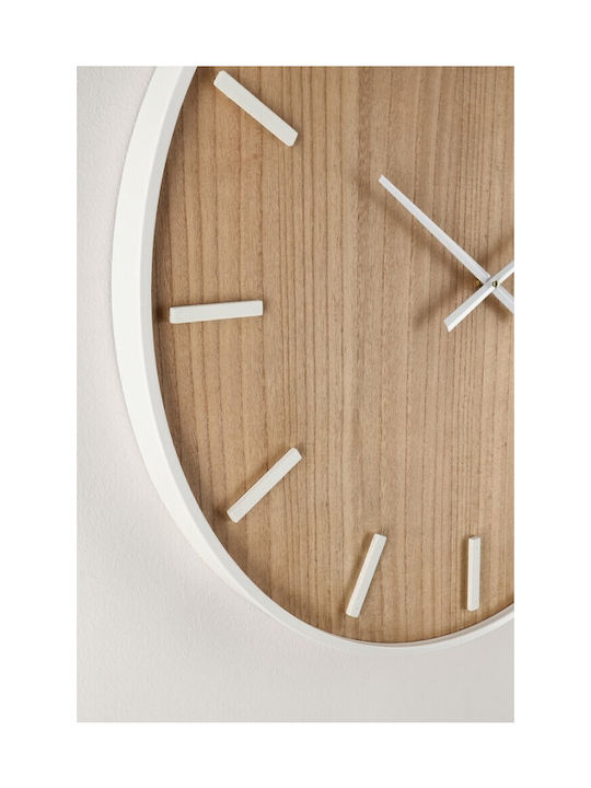 Bizzotto Janvier Wall Clock Beige 70x4cm