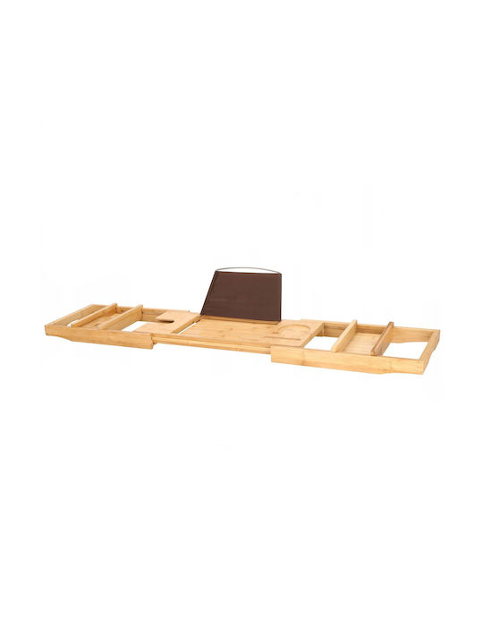 Dl Natural Bamboo Bathtub Tray Sersimo 1024 Extendable 75-110x23cm