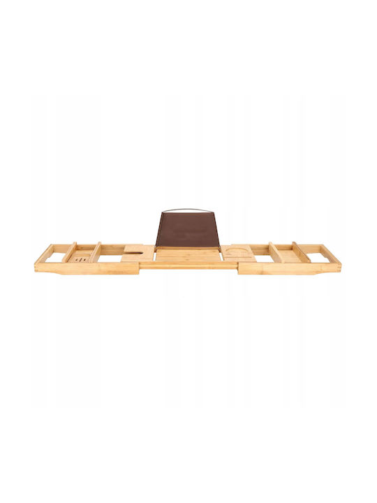 Dl Natural Bamboo Bathtub Tray Sersimo 1024 Extendable 75-110x23cm