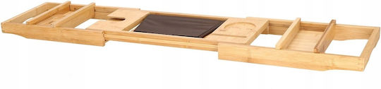 Dl Natural Bamboo Bathtub Tray Sersimo 1024 Extendable 75-110x23cm