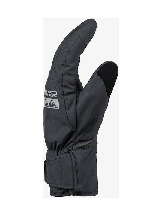 Quiksilver Snow Cross Men's Ski & Snowboard Gloves Black