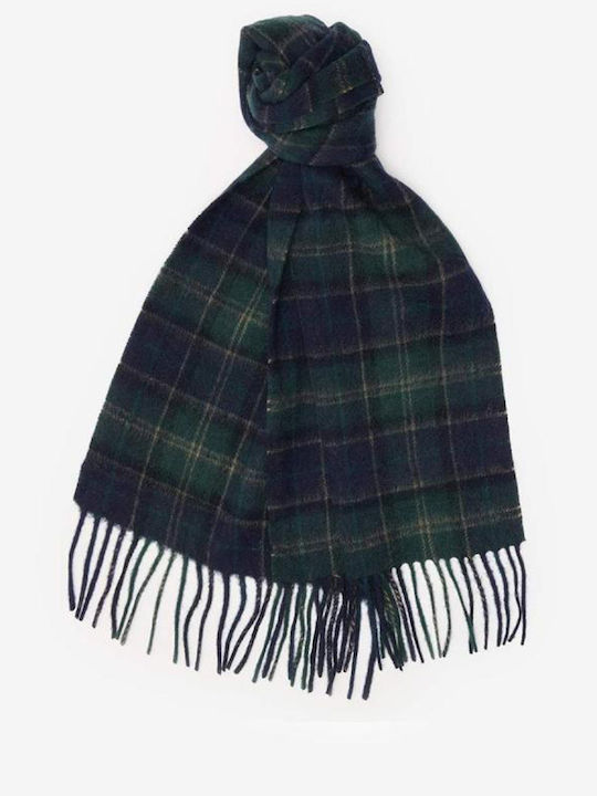 Barbour Men's Wool Scarf Navy Blue