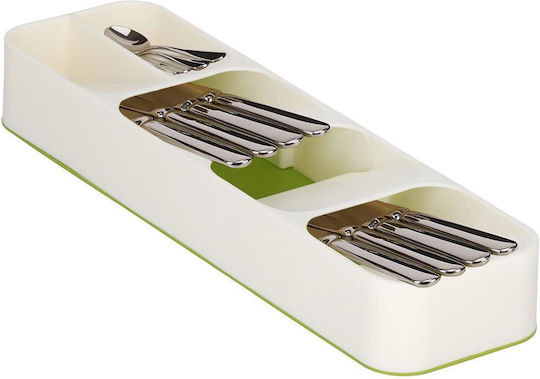 Cutlery Drawer Organizer 5 Compartments 40x11x5.5cm White Cutlery Drawer Organizer 5 Compartments 40x11x5.5cm White