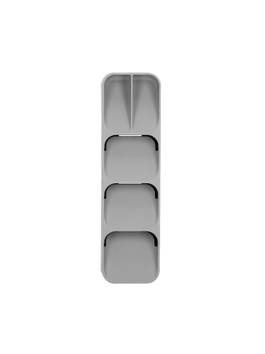 Tăvi Pentru Tacâmuri De Sertar Din Plastic 40x11x5.5cm Gri