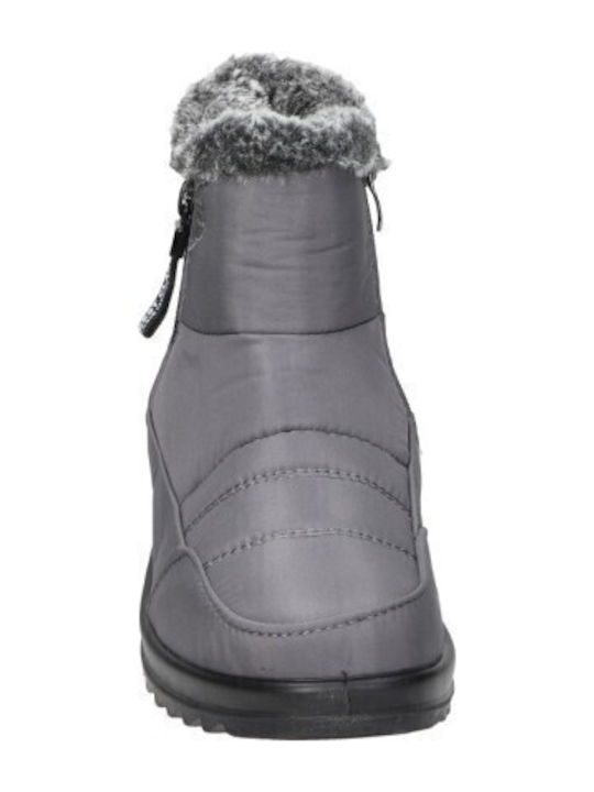 Treintas Leder Stiefeletten Damen Gray