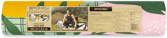 Spokey Fitnessmatte Yoga Schwarz mit Tragegurt (183x61x0.4cm)