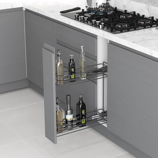 Starax Flaschenhalter S-2211 Seitlich Schiebebremse 108x470x470mm Links Rechts Box 150mm