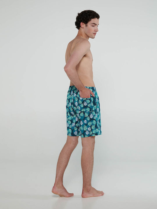 Vamp Men's Summer Cotton Pajama Pants Blue Depths