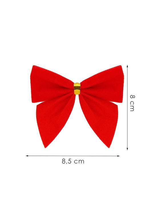 Hängender Bogen Ornament Rot Set 6Stück