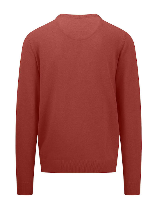 Fynch Hatton Men's Sweater Terracotta