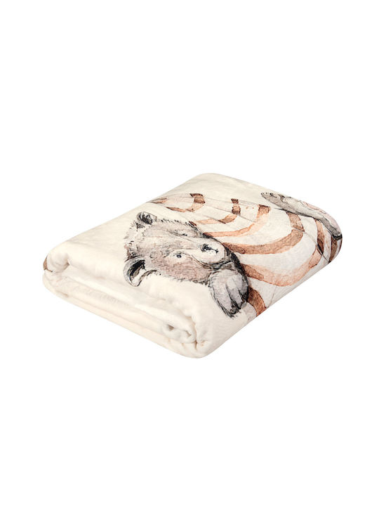 Greenwich Polo Club Κουβέρτα Fleece 8850 Cream, Taupe, Teracotta 160x220εκ.