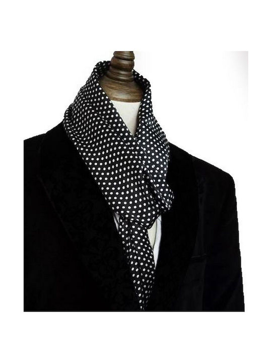 Martin & Co Men's Silky Foulard Black