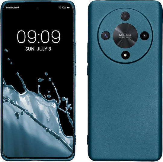 KWmobile Lite Задна корица Силикон / Метал 1.3мм Син (Honor Magic6 Lite, Honor X9b)
