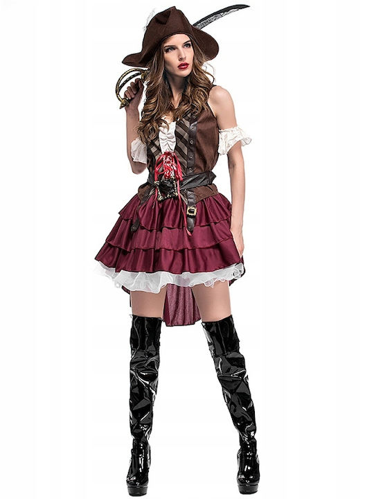 Pirate Costume Women Pirate Elegant Disguise Carnival Halloween XL