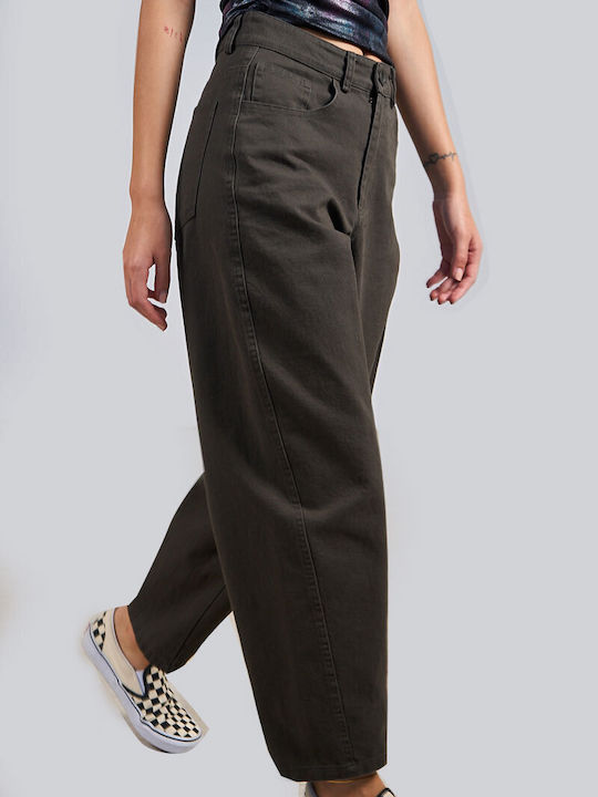 Badila Women's Cotton Trousers coffee