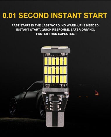 LED Auto Canbus W16W T15 45 SMD 4014 12V