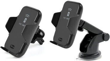 Suport Auto pentru Ventilație + Ventuză 10W Qi Standard Încărcare Rapidă Wireless Tip-C Cwcph-d1