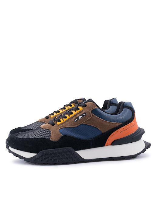 Xti Bărbați Sneakers Blue / Orange