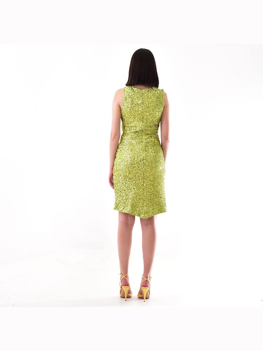 Sommer Mini Abendkleid Grün
