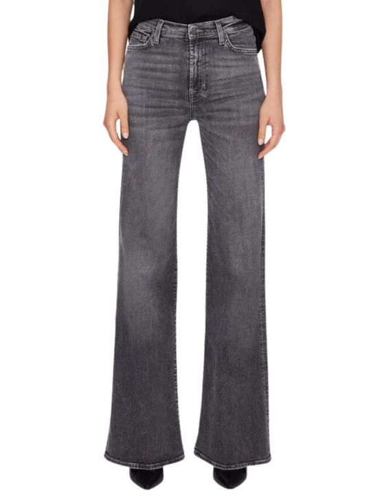 7 for all Mankind Women's Jean Trousers Soho Grey