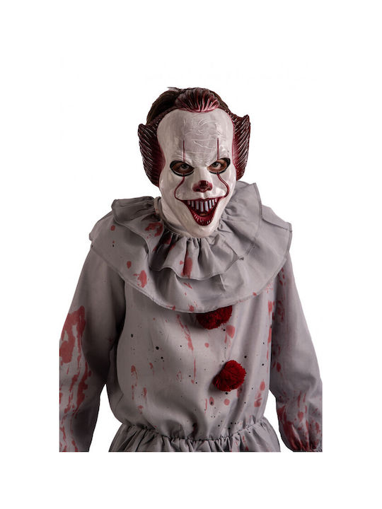 Masca de Halloween Zola Clovn Groază It Zâmbăreț Bandă Elastică Orificii de Ventilație Nas Gură