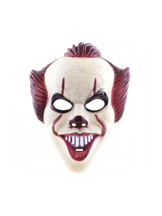 Masca de Halloween Zola Clovn Groază It Zâmbăreț Bandă Elastică Orificii de Ventilație Nas Gură