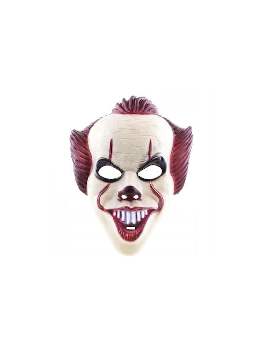 Masca de Halloween Zola Clovn Groază It Zâmbăreț Bandă Elastică Orificii de Ventilație Nas Gură