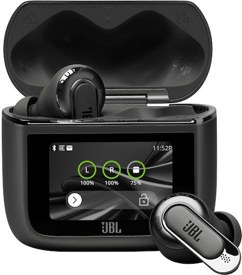 JBL Tour Pro 3 In-ear Bluetooth Handsfree Ακουστικά με Θήκη Φόρτισης Μαύρα