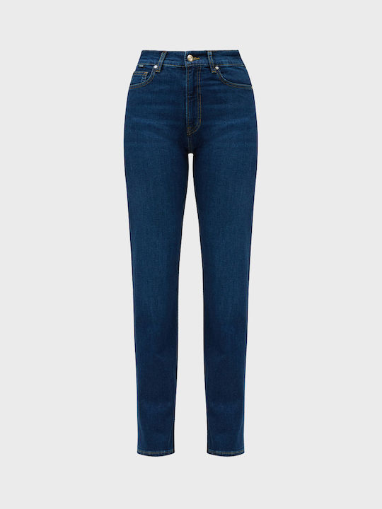 Hugo Boss High Waist Women's Jean Trousers in Slim Fit Denim Blue