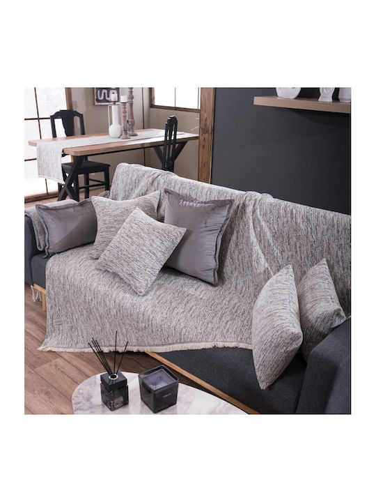 Teoran Nashville Ριχτάρι Πολυθρόνας Chenille 180x150εκ. 01