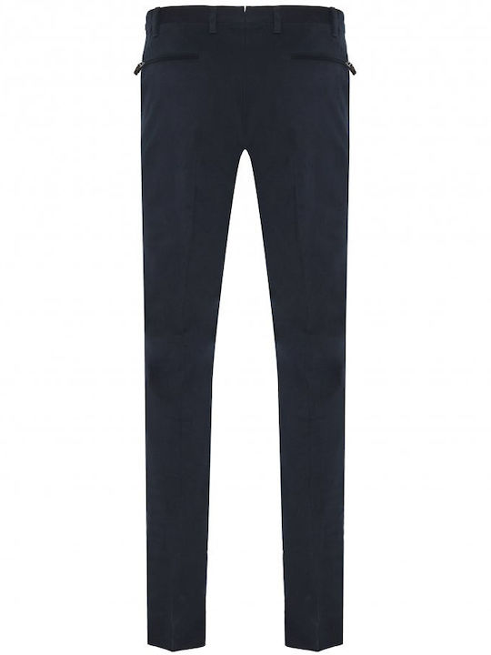 CC Collection Corneliani Herrenhose Elastisch Blau