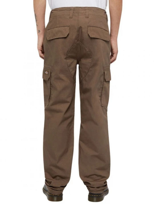 Dickies Millerville Herrenhose Cargo in Geradem Schnitt Brown Mushroom