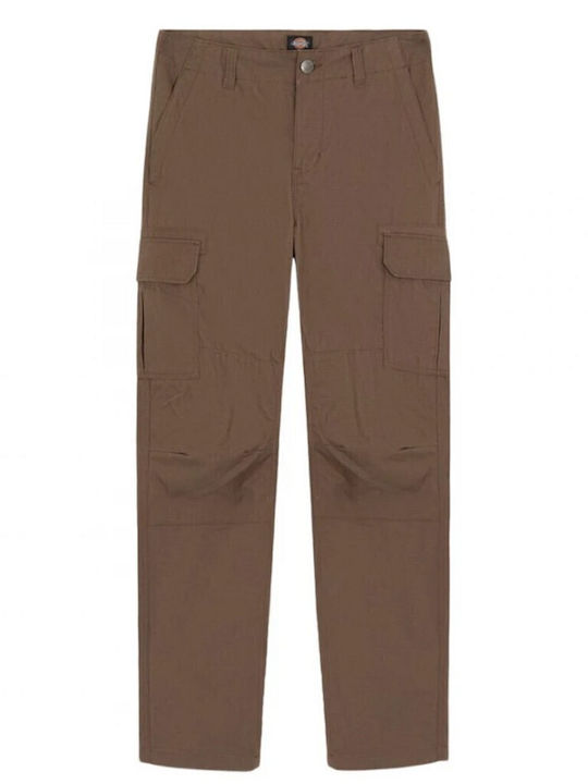Millerville Trousers Cargo in Straight Line Brown Mushroom