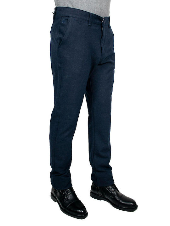 Massimo Veneziani Men's Trousers BLUE