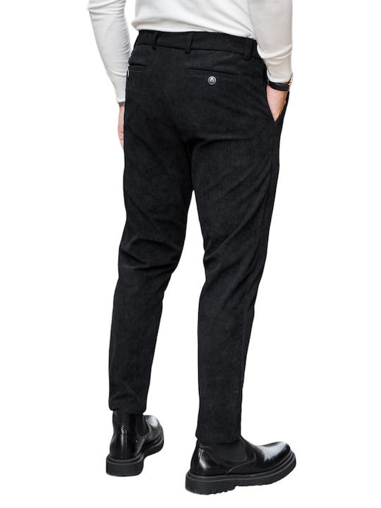 Dezign Men's Trousers in Loose Fit Black