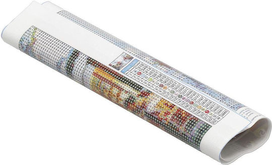 5d Diamond Embroidery Set 30x40cm Flowering Pomp Under Moon Design