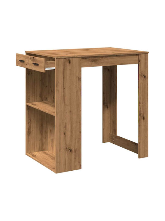 Table Bar Wooden Oak 102x70x103.5cm