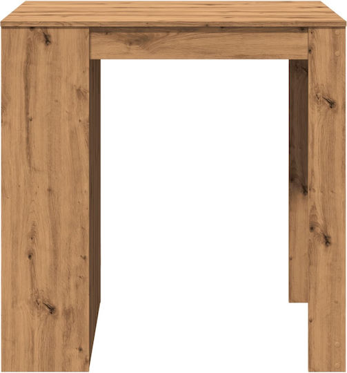 Artisanal Wooden Oak Bar Table 102x70x103.5cm