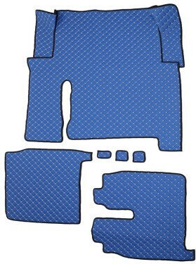 Set Covorașe din Piele Ecologică pentru Camion Man Tgx Seria 2018-2020 Euro 6 Albastru
