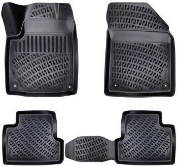 Set de covorașe auto din cauciuc tip disc pentru Jeep Cherokee KL 2014-2019