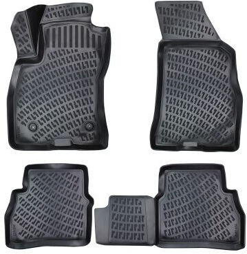 Set de covorașe auto din cauciuc tip disc Fiat Doblo Facelift 2015