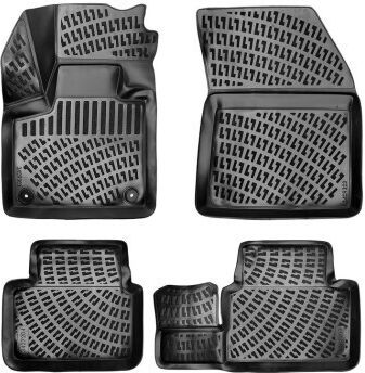 Set de covorașe auto din cauciuc tip disc pentru Peugeot 5008 II 2017