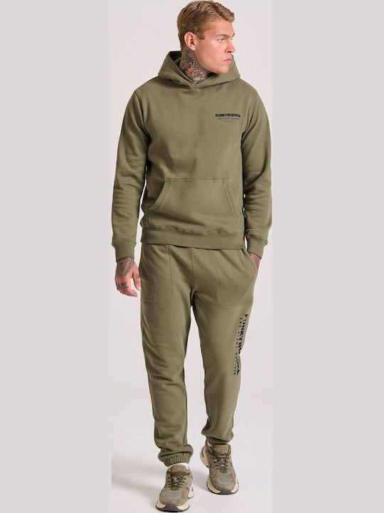 Sweatshirt mit Kapuze Khaki