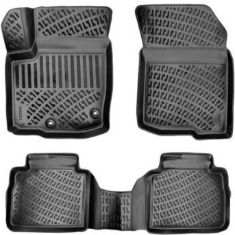Set de 4 covorașe auto pentru Suzuki SX4 III S-Cross din cauciuc Umbrella Disk