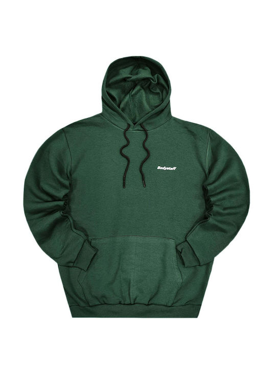 Body Staff Men's Sweatshirt with Hood Green