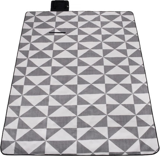 Κουβέρτα Πικ Νικ Σετ 220x220cm σε Γκρι χρώμα