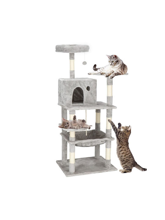 Scratching Post Cat Trees Gray Height 145cm