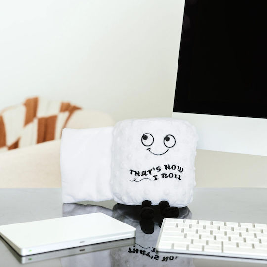 Punchkins Plüsch Glückliche Toilettenpapierrolle Stofftier – "So rolle ich"
